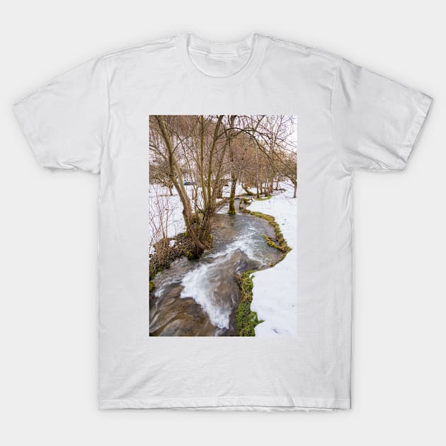 Calc-sinter or Travertine terraces, Gutenberg, South Germany T-Shirt by mbangert